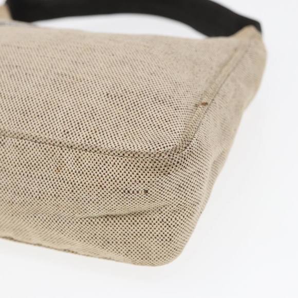 PRADA Hand Bag Canvas Beige Auth 87677 - Picture 8 of 16